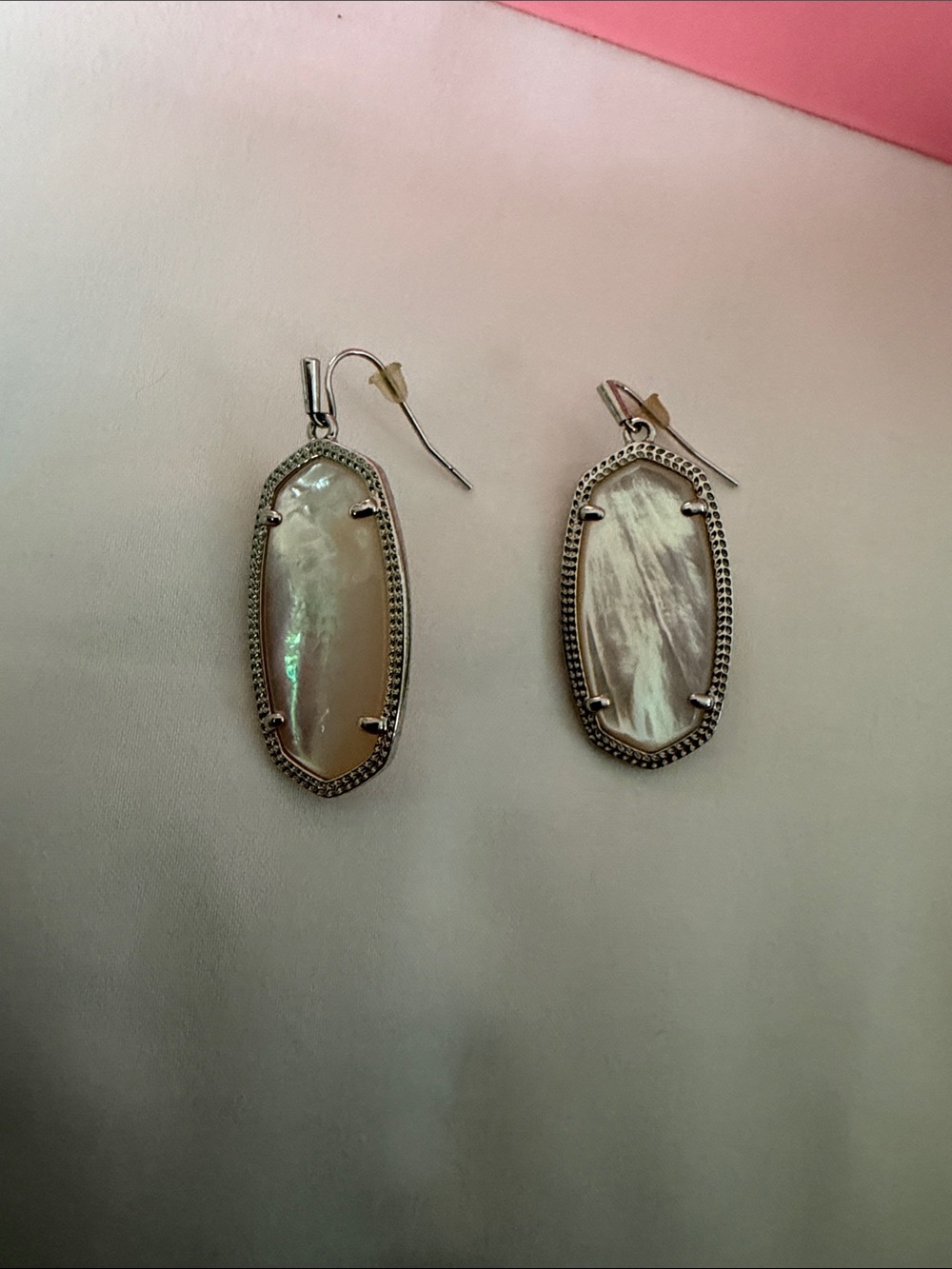 Kendra Scott Mother-of-Pearl Dangle Earrings - Elegant Women's Jewelry